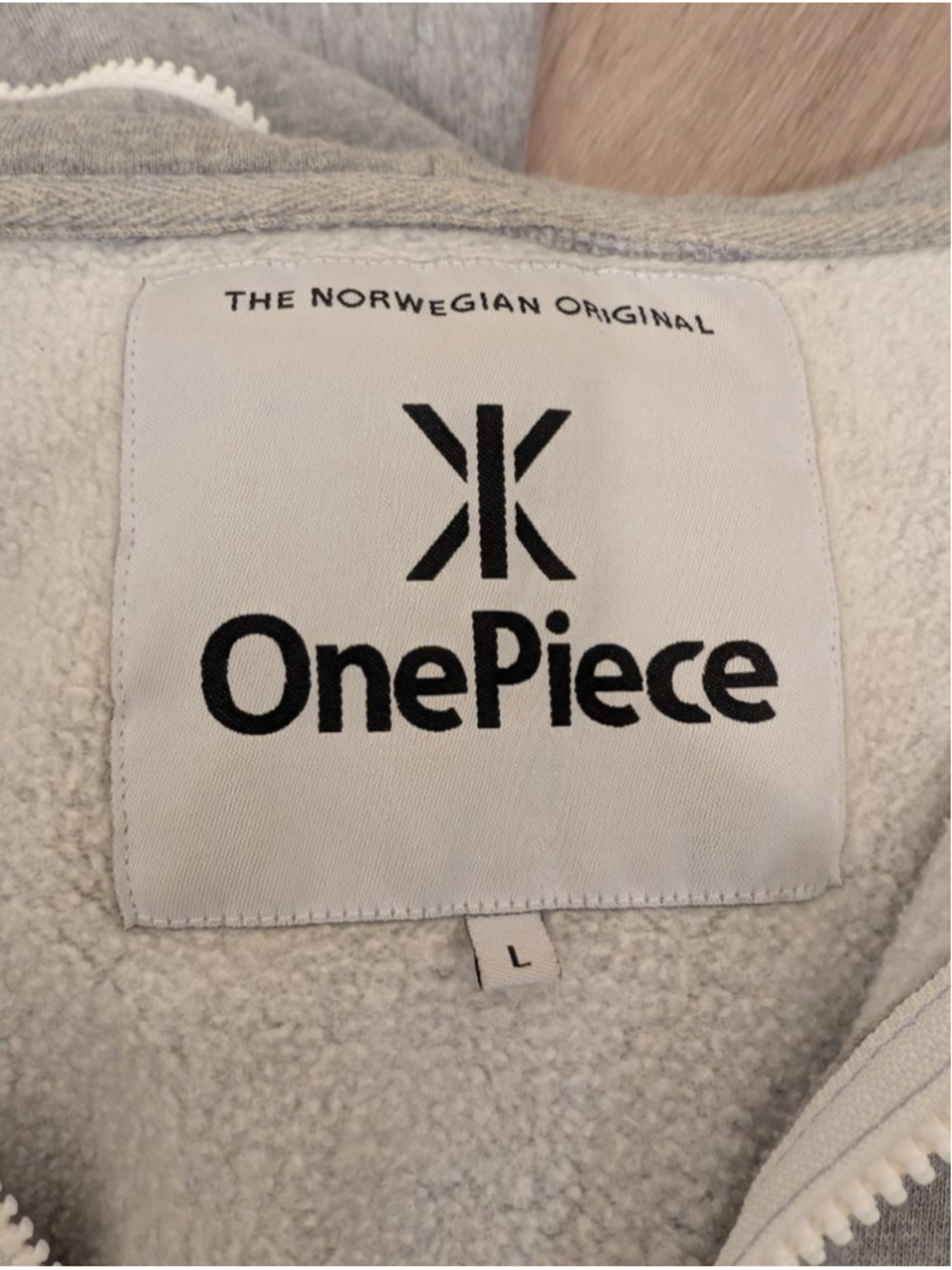 The Norwegian Original OnePiece Gray Full-Zip Hooded Jumpsuit L Airport Outfit - Picture 5 of 10